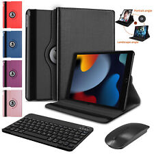 Wireless Bluetooth Keyboard Case/ Mouse For iPad 10.2