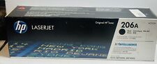 GENUINE HP 206A Black Original LaserJet Toner Cartridge W2110A NEW SEALED BOX picture