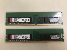 Lot of 2 Kingston ECC Unbuffered RAM 16GB DDR4 2133MHZ KVR21E15D8/16 DIMM picture