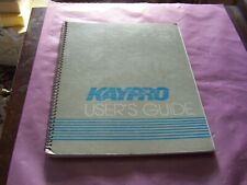 KAYPRO USER'S GUIDE - 65 PAGES 1983 picture