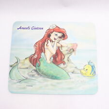 Disney Little Mermaid Mouse Pad Faux Feather 9-1/8
