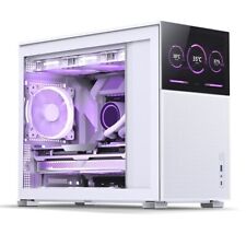 PC Case Gaming Computer Case With HD Screen Luxury ITX/DTX/MATX /Black/White picture