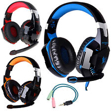 3.5mm Gaming Headset MIC LED Headphones Surround for PS4 Xbox One X 360 E PC picture