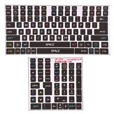 2PCS/Pack Universal English Keyboard Stickers Frosted Surface Replacement Mec... picture