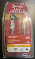Belkin My Essentials Hi Speed USB 2.0 Cable 6 Foot New In factory Sealed Package picture