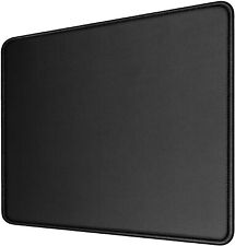 8.7x11 Mouse Pad Stitched Edges Non-slip Waterproof Gaming Mousepad Thick Black picture