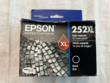 Epson 252XL Black High Yield Ink Genuine Sealed cartridge New In Box Exp 05/2024 picture