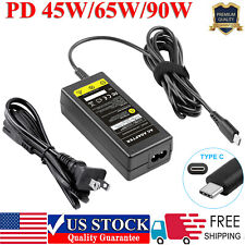 45W/65W/90W Type-C USB-C Laptop Adapter Charger Dell/HP/Lenovo/ASUS/Acer/Samsung picture