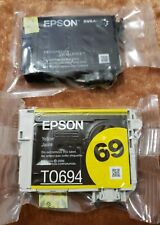 Epson 69 T0694 Yellow New Black 220 Durabrite Ultra Printer Ink Cartridges picture