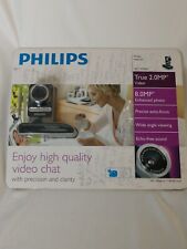 Philips SPC1330NC Black True 2.0 MP Face Tracking Clip-On Webcam NEW picture