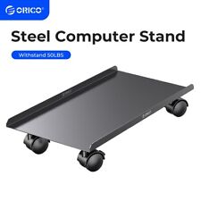 ORICO Mobile CPU Holder 4 Caster Swivel Wheels Metal  Computer Tower Stand Carts picture