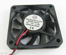 50pcs Brushless DC Cooling Fan 60x60x10mm 6010 11blades 12V 0.18A 2pin Connector picture