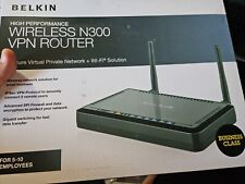 Brand New Belkin F9K1004 High Performance Wireless N300 VPN Router picture