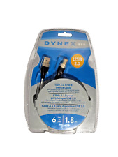 Dynex USB 2.0 6 Feet A to B Device Cable 1.8 M G18-USBKMC1-02 picture