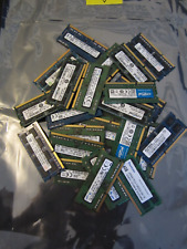 Lot of 28 Sticks 4GB PC3 DDR3 Laptop RAM - 112GB - Samsung Crucial Hynix Elpida picture