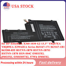OM03XL Battery For HP EliteBook X360 1030 G2 HSTNN-IB70 863280-855 863167-171 picture