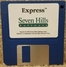 Vintage 1990 Apple IIgs 3.5 Inch Floppy Disk Seven Hills Software Corp Express picture