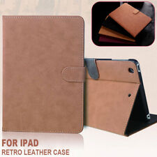 Retro Leather Slim Case Smart Cover For iPad 4 5 6 7 8 9 Air Pro Mini Flip Stand picture