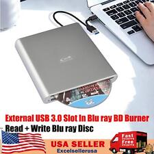 Ultra-Thin Type-C Usb External Dvd Cd Rw Drive Burner Player For Laptop Pc Black picture