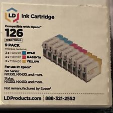 LD Products 9PK Replacement for Epson 126 High Yield Color Ink Cartridge Set picture