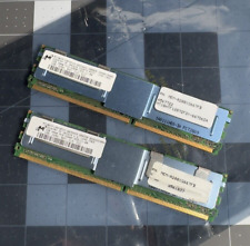 Micron Memory Ram Server MT18HTF12872FDY 1GB DDR2 PC2-5300F 2Rx8 - 2 modules picture