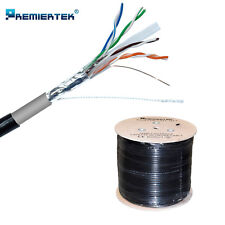 1000FT CAT6 Shielded FTP Outdoor 23AWG 550 Cable Wire Solid Direct Burial UV picture