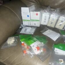 Onq Channel Vision Grey fox Cat6 Cat5e Wall Plate And Connector Huge Lot picture