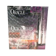 Vintage 1987 Oracle Quicksilver for IBM PC/MS-DOS w/ Disks, Books, Diskettes New picture