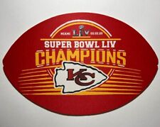 KANSAS CITY CHIEFS Super Bowl LIV Champions Mouse Pad Football Shaped 02.02.20 picture