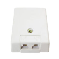 EAGLE 3563-6W 2-PORT SURFACE MOUNT BOX, PHONE DATA, SMB, WHITE FINISH (10 PACK) picture
