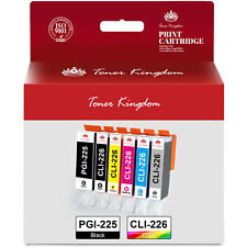 6-Pack PGI-225 CLI-226 Ink Cartridge for Canon PIXMA MG6220 MG6120 MG8120 picture