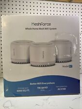 Meshforce M7 Tri-Band Whole Home Mesh Wi-Fi System - Pack of 3, White New Sealed picture