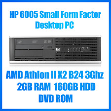 HP 6005 SFF Desktop PC - AMD Athlon II X2 B24 3Ghz - 2GB RAM - 160GB HDD- DVD picture