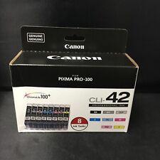 Genuine Canon CLI-42 (6384B007) Ink Cartridge - 8 Pack Brand New picture