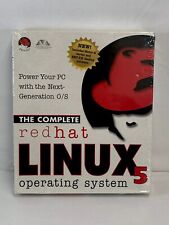 Vintage The Complete Redhat Linux 5 Operating System Brand New Sealed Red Hat picture