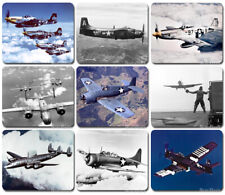 World War II WWII Fighter Plane ~ Mouse Pad / Mousepad ~ Aviation Collector Gift picture