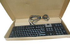 Dell Wired USB Keyboard Multimedia Keyboard Y-U0003-DEL5 U473D Black W/ MOUSE. picture