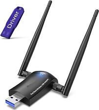 Wireless WiFi Adapter for Desktop PC - AC1300Mbps USB 3.0 Network Dongle picture
