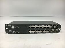 Lot of 2 SMC Networks TigerSwitch 10/100 SMC6128L2 24-Port Managed Switch picture