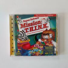 Vintage Super Solvers Mission: T.H.I.N.K Educational PC CD-ROM game WIN & MAC picture
