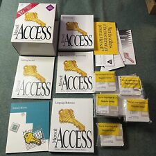 Vintage Microsoft Access v1.0 DBMS Software for Windows Most Still Sealed picture