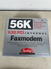 56k V.92 PCI INTERNAL FAX MODEM / Sterling communications/ Model S20 / NOS picture