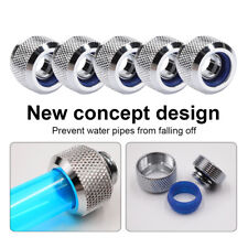 5Pcs G1/4 Thread Compression Fitting Tube Connector for OD 14mm PC Water Cooling picture
