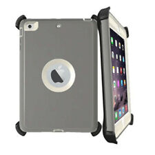 Heavy Duty Tough Shockproof Case w/ Stand GRAY/WHITE For iPad 6 2018 A1893 A1954 picture