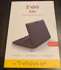 ZAGG Folio Wireless Tablet Keyboard & Case for Ellipsis 10 HD -Free PrioritySHIP picture