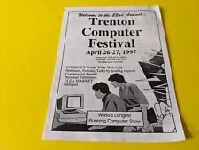 Vintage 22nd Annual Trenton Computer Festival 1997 Program Guide Book picture