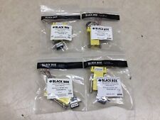 Lot of 4 Black Box FA4509M-YE RJ45 To DB9 Male Yellow 8 Wire Modular Adapter Kit picture