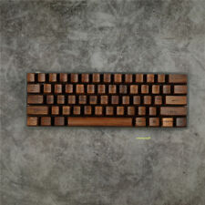 Wooden Rosewood OEM Cross Shaft Keycaps for 60/87/108 Mechanical Keyboard Keypad picture