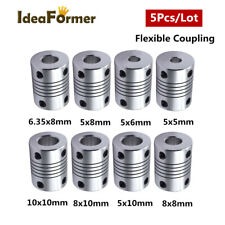 5Pcs Flexible Coupling 5x5/5x6/5x8/5x10/6.35x8/8x8/8x10/10x10mm D19L25 Coupler. picture