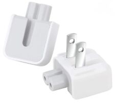 Set of 2 - 100% Genuine OEM MagSafe AC Wall Adapter Apple DUCKHEAD 2 PRONG PLUG  picture